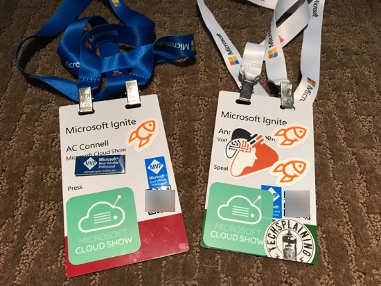 Conference badges!