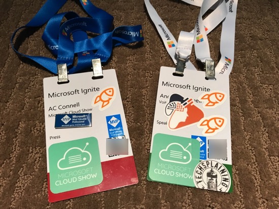 Conference badges! Conference badges!