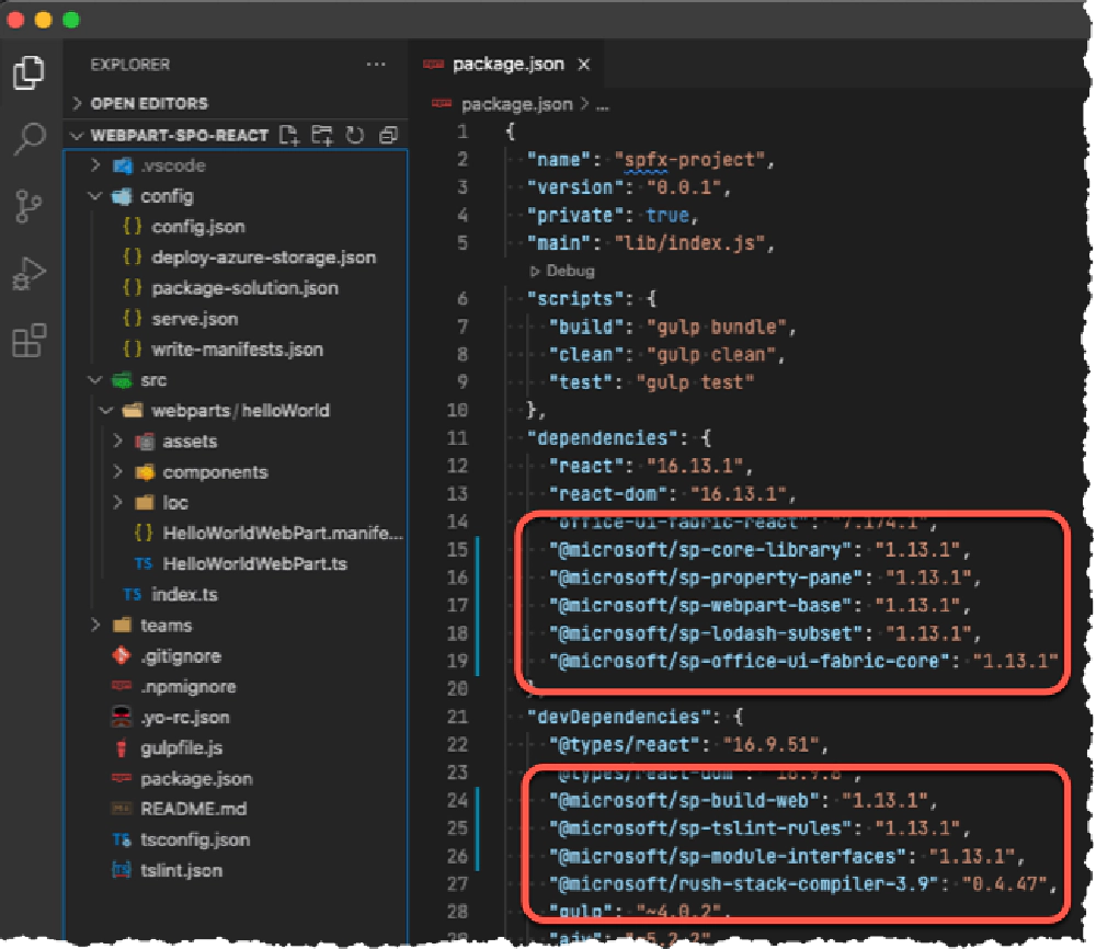 SharePoint Framework React Web Part projects created using the SPFx generator 1.13.1 SharePoint Framework React Web Part projects created using the SPFx generator 1.13.1