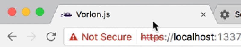 Chrome & Insecure Certificate