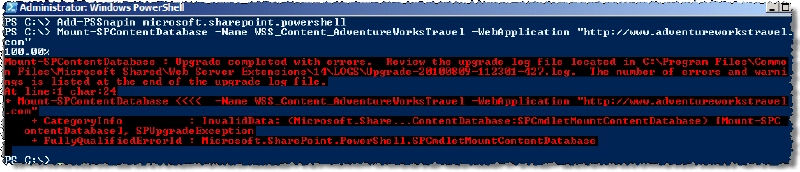 Upgrade Site Collection