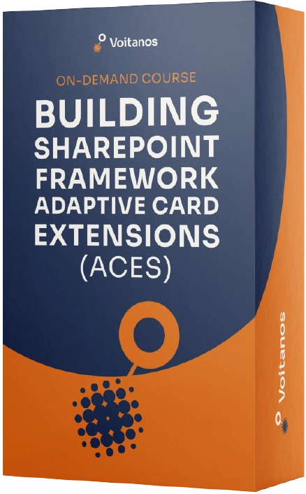 Building Adaptive Card Extensions with the SharePoint Framework Building Adaptive Card Extensions with the SharePoint Framework