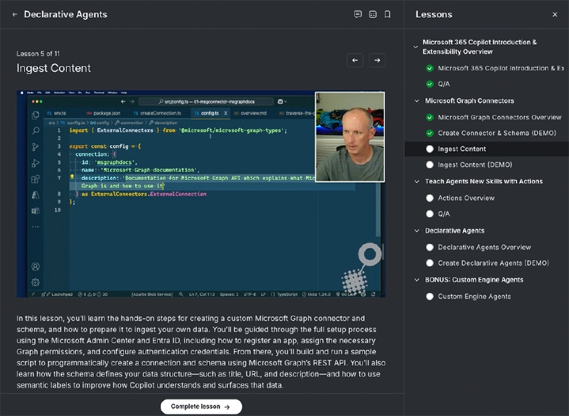 Watch a Lesson, Complete with Notes, Files and Comments Watch a Lesson, Complete with Notes, Files and Comments