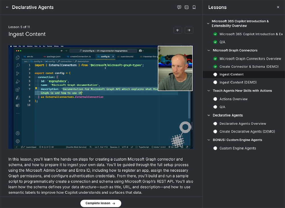 Watch a Lesson, Complete with Notes, Files and Comments Watch a Lesson, Complete with Notes, Files and Comments