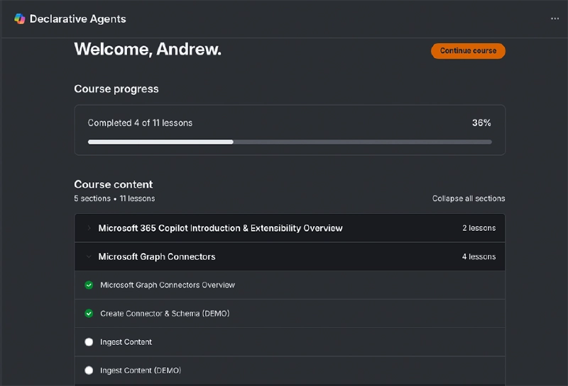 View all Chapters and Lessons in a Course View all Chapters and Lessons in a Course