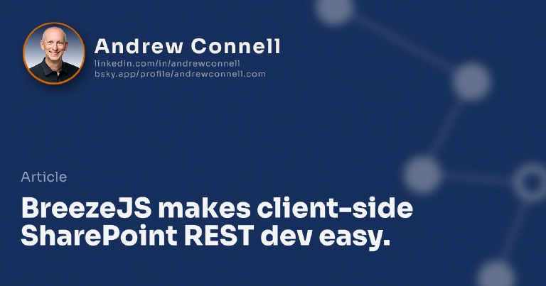 BreezeJS makes client-side SharePoint REST dev easy.