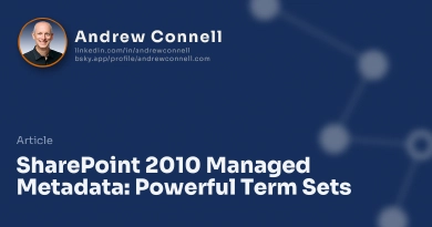 SharePoint 2010 Managed Metadata: Powerful Term Sets