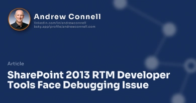 SharePoint 2013 RTM Developer Tools Face Debugging Issue