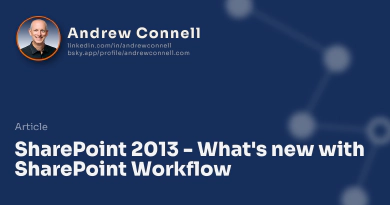 SharePoint 2013 - What's new with SharePoint Workflow