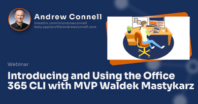Introducing and Using the Office 365 CLI with MVP Waldek Mastykarz