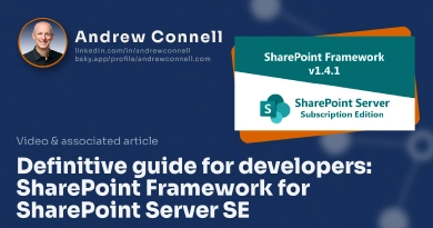 Definitive guide for developers: SharePoint Framework for SharePoint Server SE