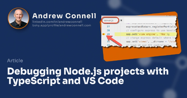 Debugging Node.js projects with TypeScript and VS Code