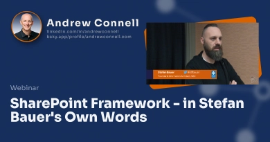 SharePoint Framework - in Stefan Bauer's Own Words