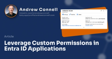 Leverage Custom Permissions in Entra ID Applications
