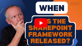 When did Microsoft introduce (and release) the SharePoint Framework (SPFx)?