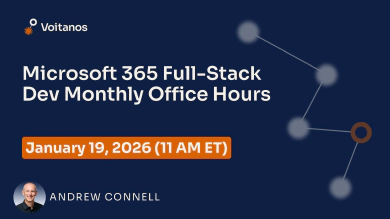 Microsoft 365 Fullstack Dev's Office Hours - January 2026 Microsoft 365 Fullstack Dev's Office Hours - January 2026