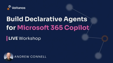 Workshop: Build Declarative Agents for Microsoft 365 Copilot Workshop: Build Declarative Agents for Microsoft 365 Copilot