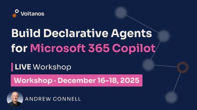 Workshop: Build Declarative Agents for Microsoft 365 Copilot
